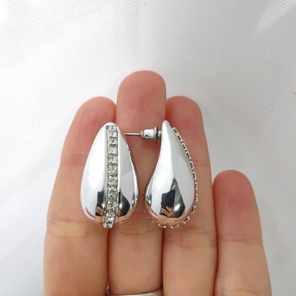 Producto - Aros Pasantes gota 2.5cm
