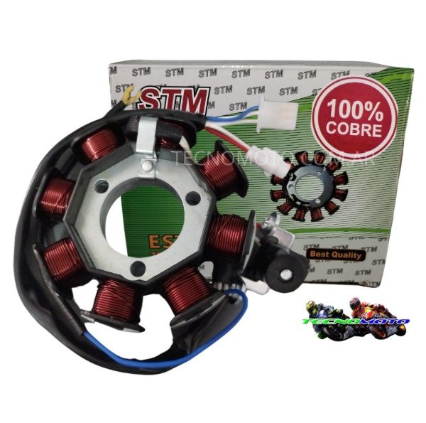 Producto - ESTATOR YAMAHA 125 YBR ARG.8 BOB. BAT. [STM] -47297