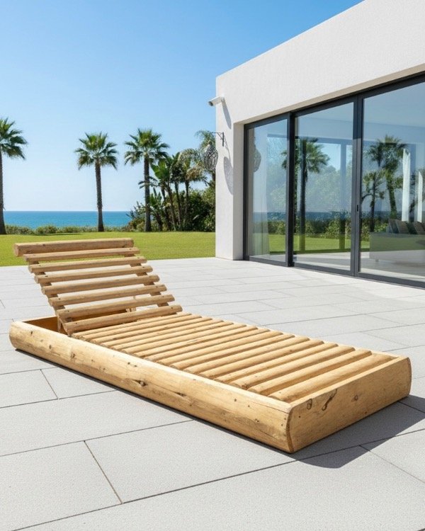 Producto - Reposera de Eucalipto al piso