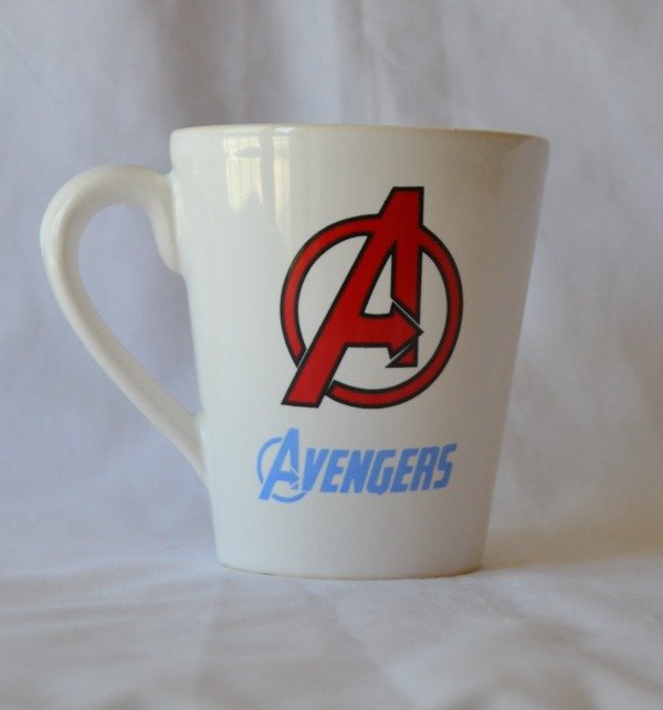 Producto - TAZA CONICA BLANCA CARTOON NEW