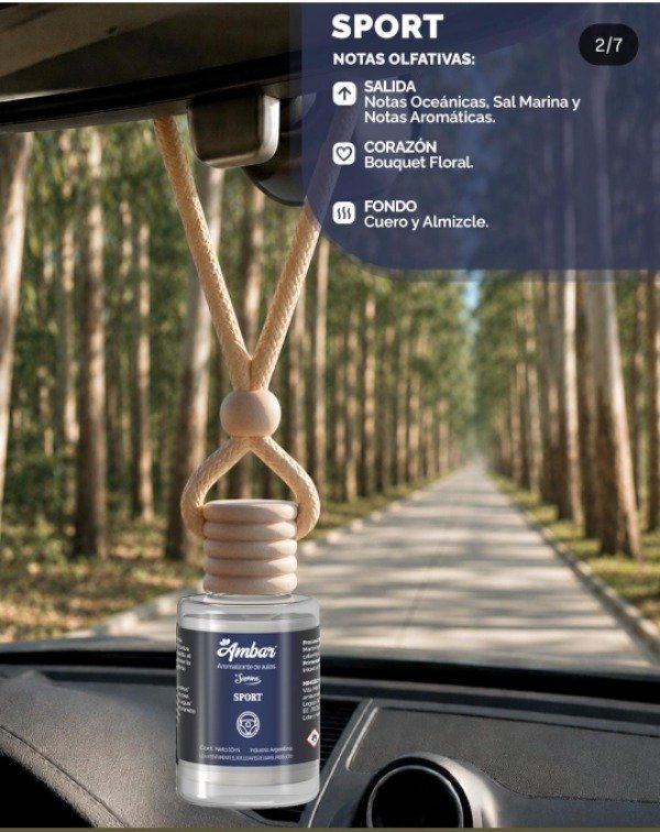 Producto - DIFUSOR DE AUTO AMBAR 10 ML " SPORT "