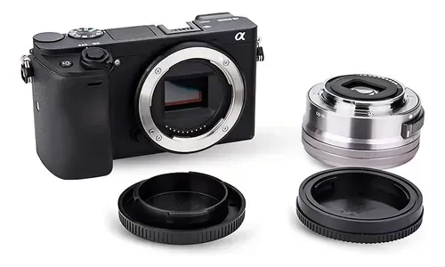 Producto - Kit Tapa Cuerpo y Trasera Lente Sony E Mount - 2