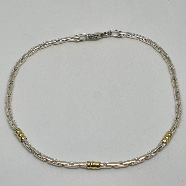 Producto - Pulsera FR100 Plata y Oro