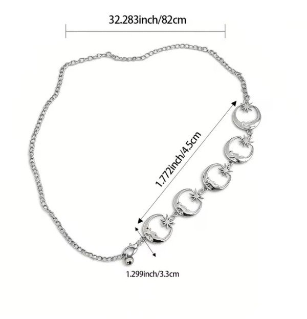 Producto - Cinto Chains Lunas Y2K - 2