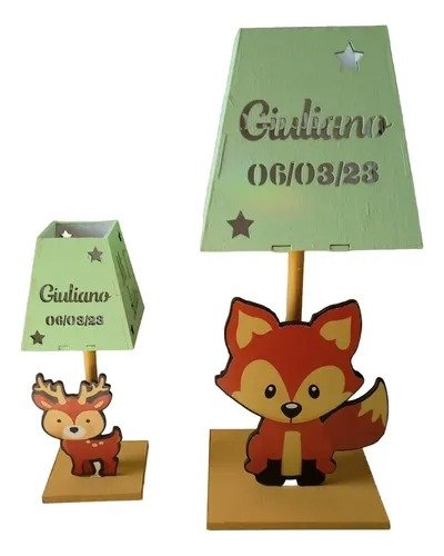 Producto - Souvenir Animalitos Del Bosque 25+1centro De Mesa Con Led - 5