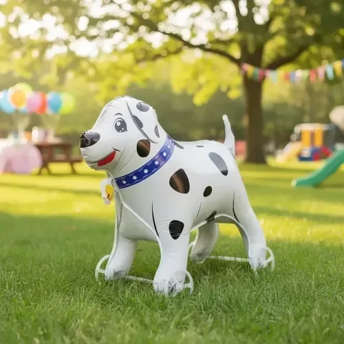 Producto - Globo Metalizado con Ruedas 24" Perro Dalmata