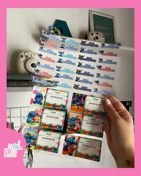Producto - etiquetas escolares para lapices y cuadernos - 3