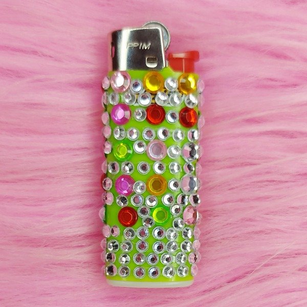 Producto - Sparkly Flame Bic Mini Strass Color