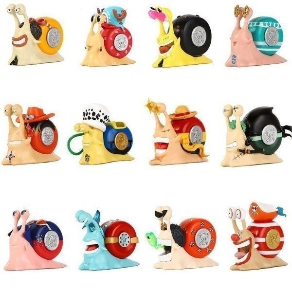Producto - Figura Den den Mushi One Piece (ingrese para elegir) 7-8cm