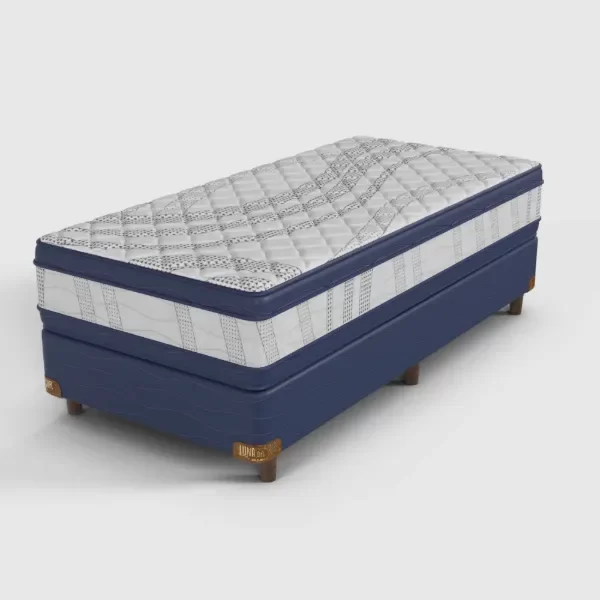 Producto - Conjunto de Espuma  Zafiro 32cm Con Pillow - 1 Plaza y Media