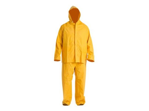 Producto - TRAJE LLUVIA AMARILLO POLIESTER PREMIUM SACO PANTALON T:S NUB5102