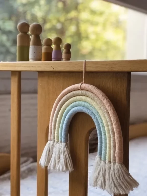 Producto - arcoíris macrame