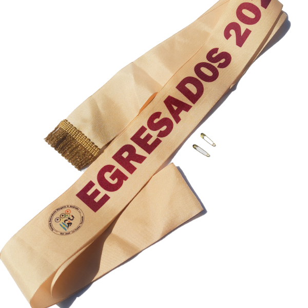 Producto - Bandas de Egresados Personalizadas Beige