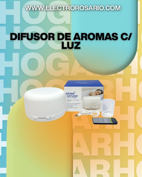 Producto - DIFUSOR DE AROMAS C/ LUZ