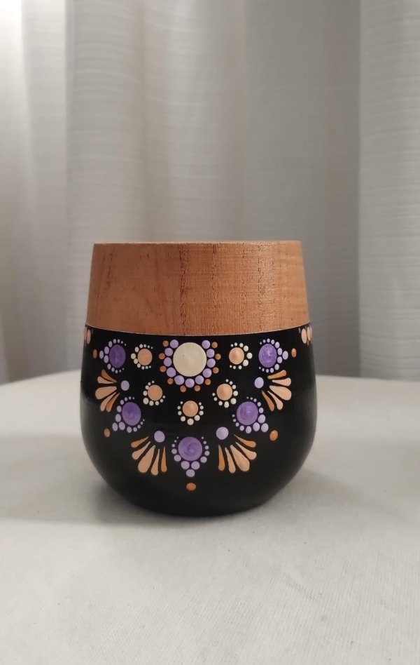 Producto - Mate mandala lila