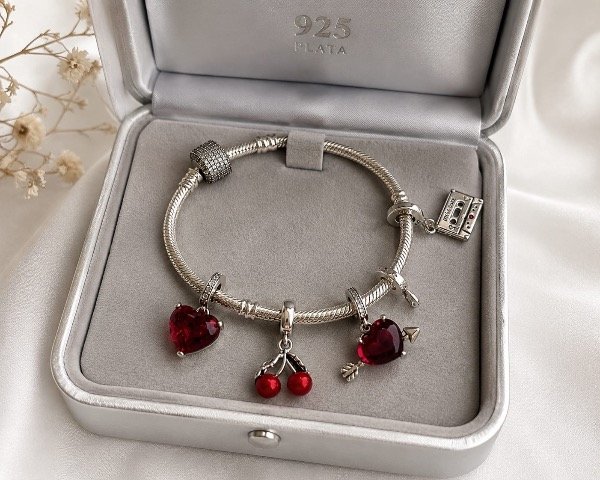 Producto - Pulsera Pandora con dijes 2