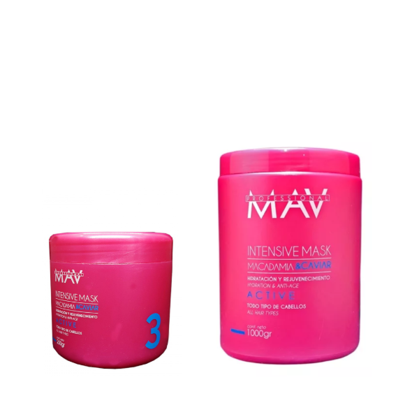Producto - Máscara Intensiva Macadamia y Caviar - HIDRATACIÓN Y REJUVENECIMIENTO - MAV