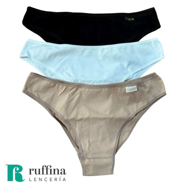 Producto - Pack x3 vedetina de algodón FRASHE - Art. F508/E (talle 2)