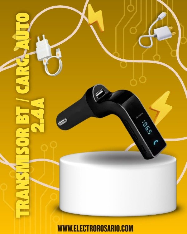 Producto - TRANSMISOR BT / CARG. AUTO 2.4A
