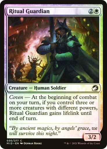 Producto - Ritual Guardian Foil  Innistrad: Midnight Hunt