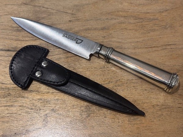 Producto - 152 - Cuchillo DAGGER Alpaca Liso - Motivos Surtidos x14cm