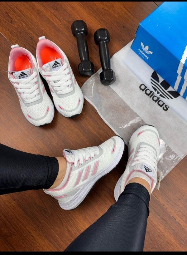 Producto - BF12. Adidas Adizero Blanco rosa Premium Hormas normales 34 35 36