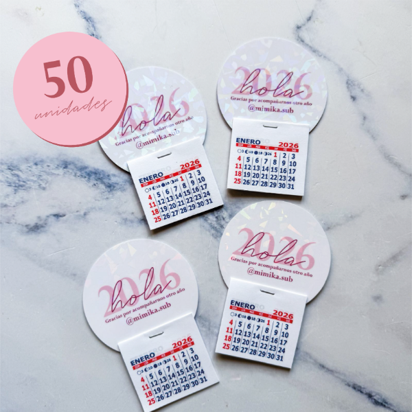 Producto - 50 CALENDARIOS 2026 - CIRCULARES