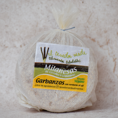 Producto - Milanesas de garbanzos - 6 u - Tenedor Verde