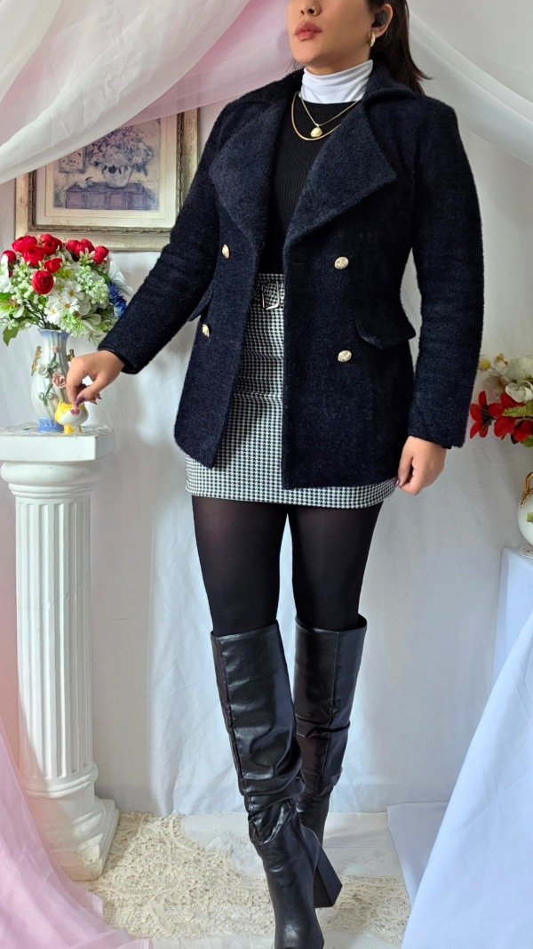 Producto - Tapado/ Blazer Dana Oscuro! IMPORTADO NUEVO - 1