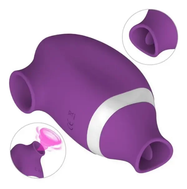 Producto - Succionador + Lengua Estimulador 2 en 1
