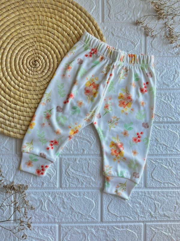 Producto - Babucha interlock FLOWERS