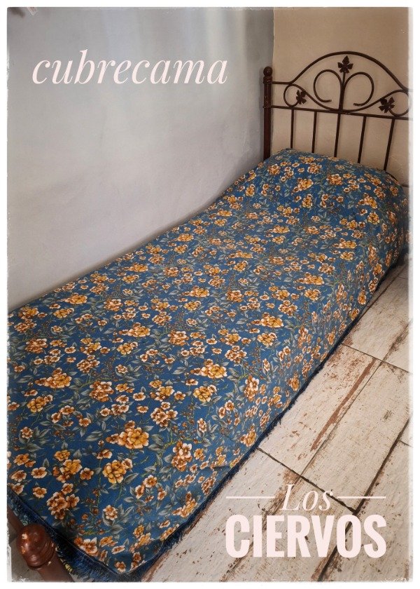 Producto - Acolchado Vintage Flores Tela liviana
