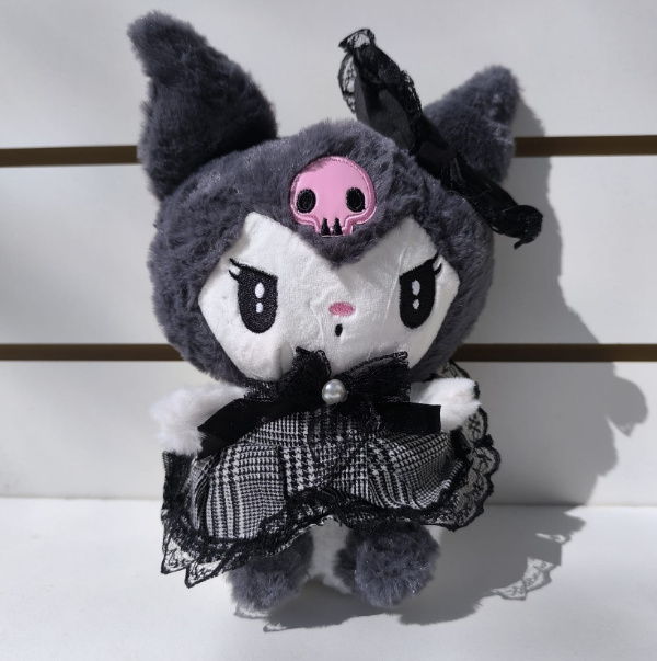 Producto - Peluche Kuromi con vestido 20cm kawaii - 1