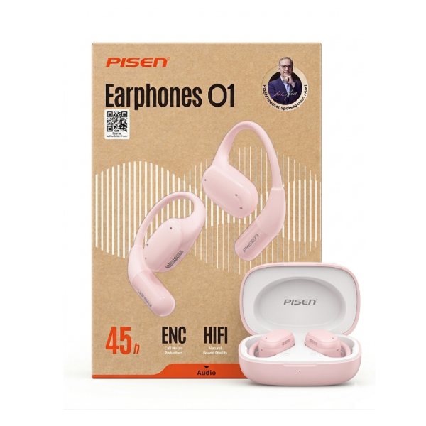 Producto - Auriculares PISEN O1 (BHD-TW14) - Cancelación de Ruido ROSA