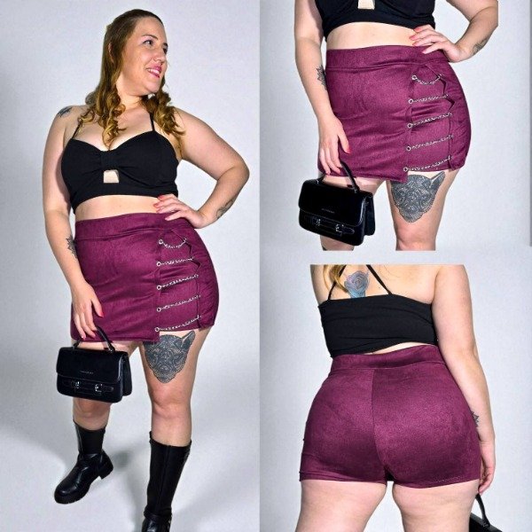 Producto - LINEA SASHA TALLES ESPECIALES Short pollera Danna