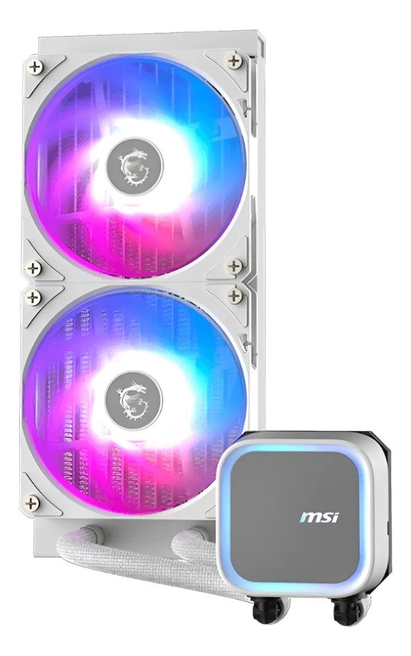 Producto - Water Cooler MSI MAG CORELIQUID A13 240 WHITE