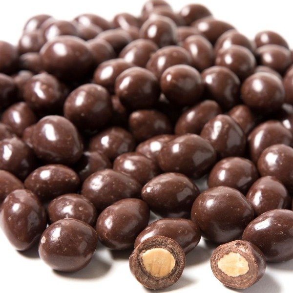 Producto - Almendras con Chocolate Negro (cobertura de Chocolate con Leche).