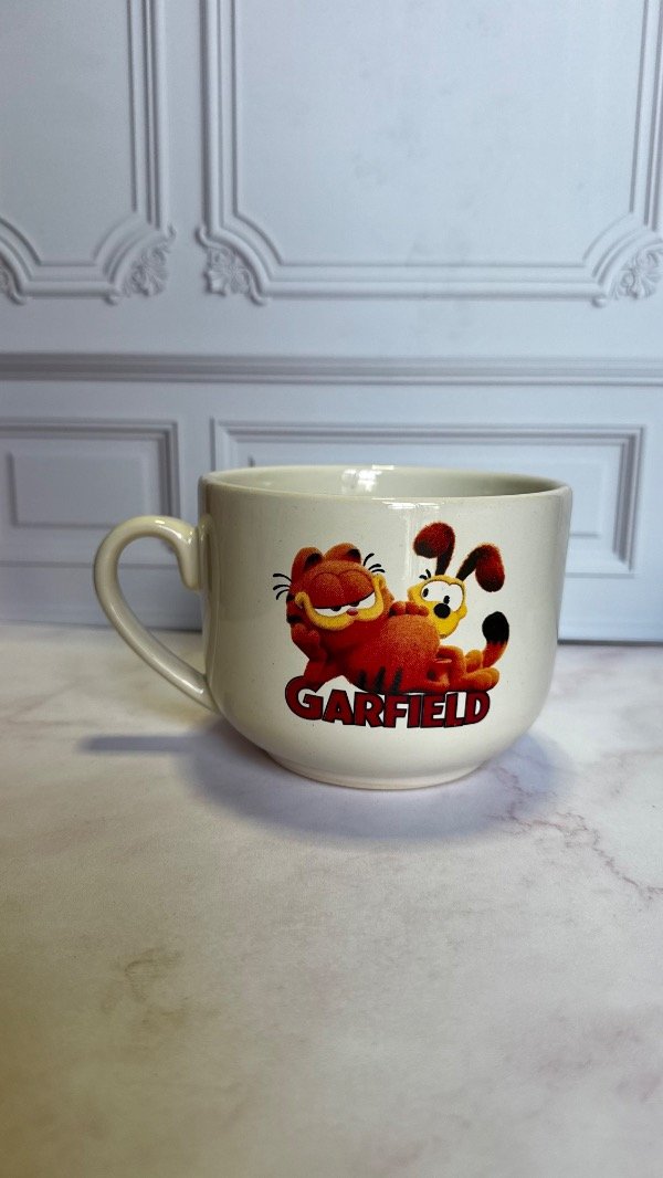 Producto - Tazon beige 600cc - GARFIELD