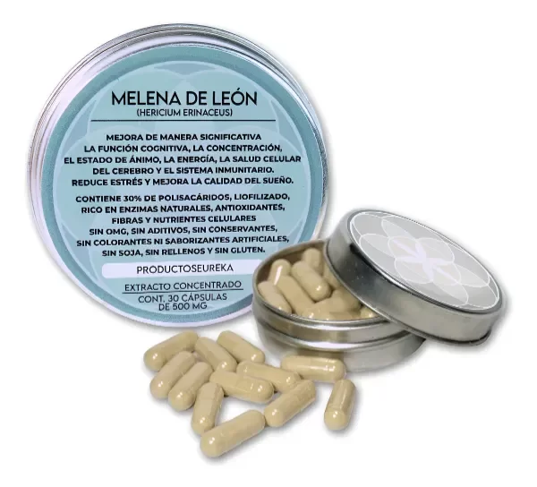 Producto - Melena De León - Extracto Concentrado x30 Cápsulas 500mg