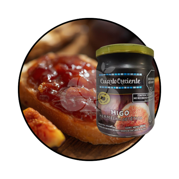 Producto - Mermelada Dietética de Higo "Cuarto Creciente" (x 280gr.)