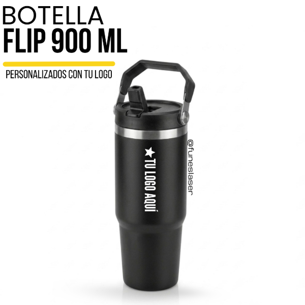 Producto - Botella Flip acero 900 ml - 0
