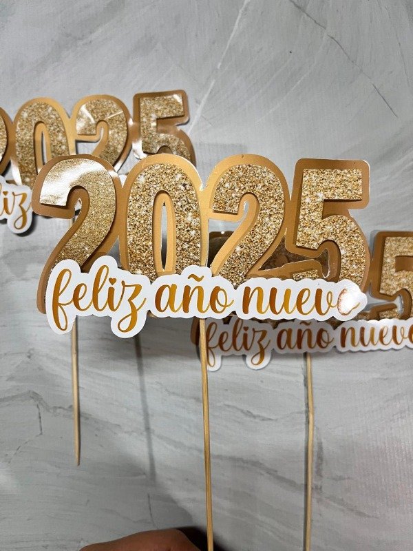 Producto - 3D Caketopper Feliz Año