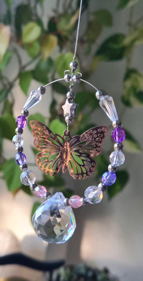 Producto - Mariposa dorada en aro ideal souvenir 4