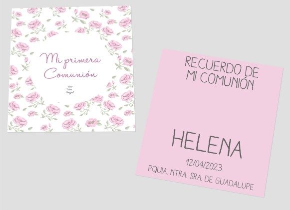 Producto - Pack Estampita Grande Personalizada (x12 unidades)