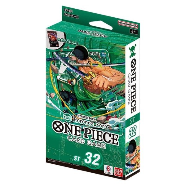 Producto - CARTAS BANDAI TCG ONE PIECE: STARTER DECK - RORONOA ZORO