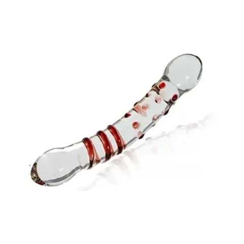 Producto - Consolador de vidrio con cabezales dobles
