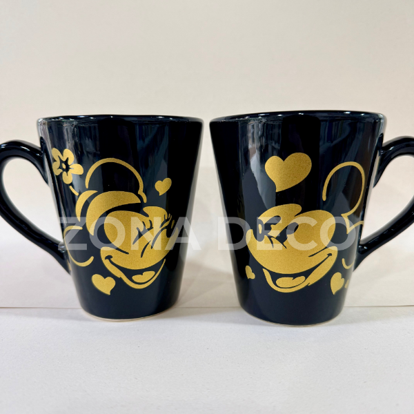 Producto - Set de tazas m y m negro