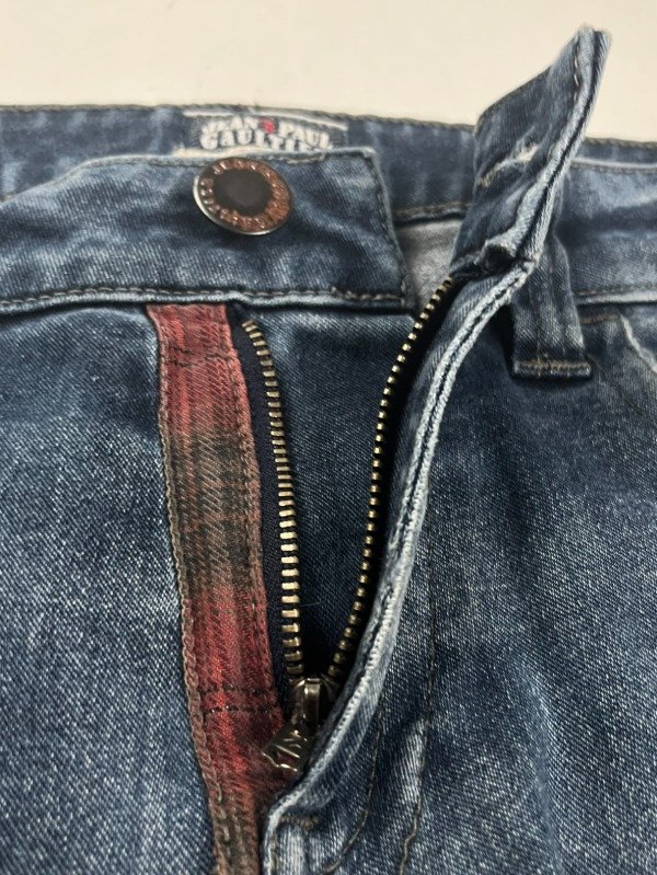 Producto - Jean Paul Gaultier Classic Tartan Accented Denim Jeans - 6