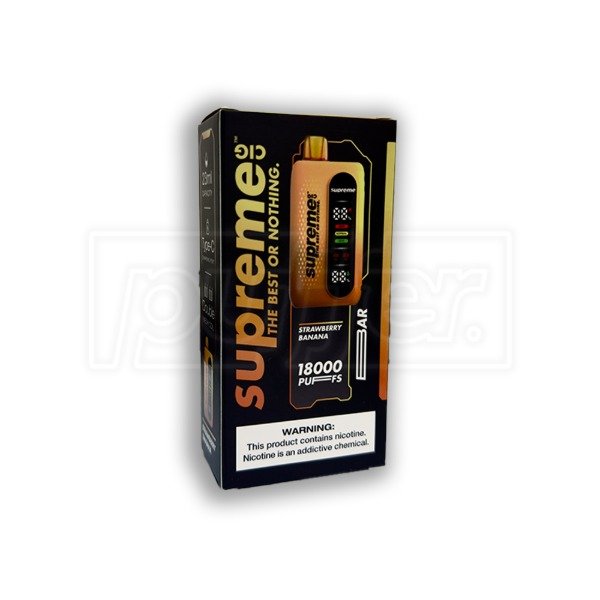 Producto - Supreme Cig  - Strawberry Banana (18.000 PUFFS)