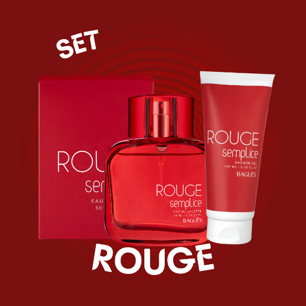 Producto - SET ROUGE: fragancia type Humor 1 + gel de ducha